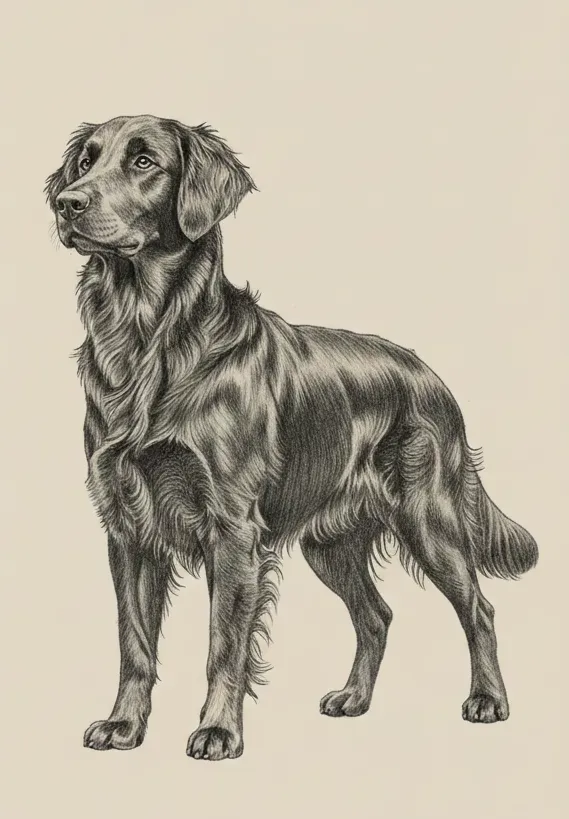 Retriever de Pelo Liso